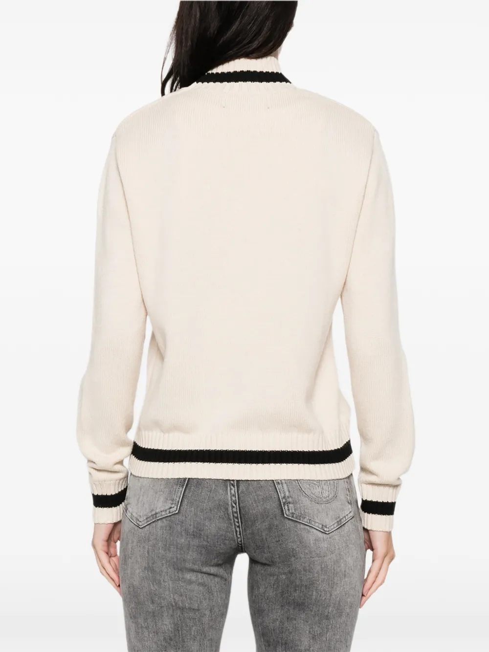 Iceberg Trui met geborduurd logo Beige