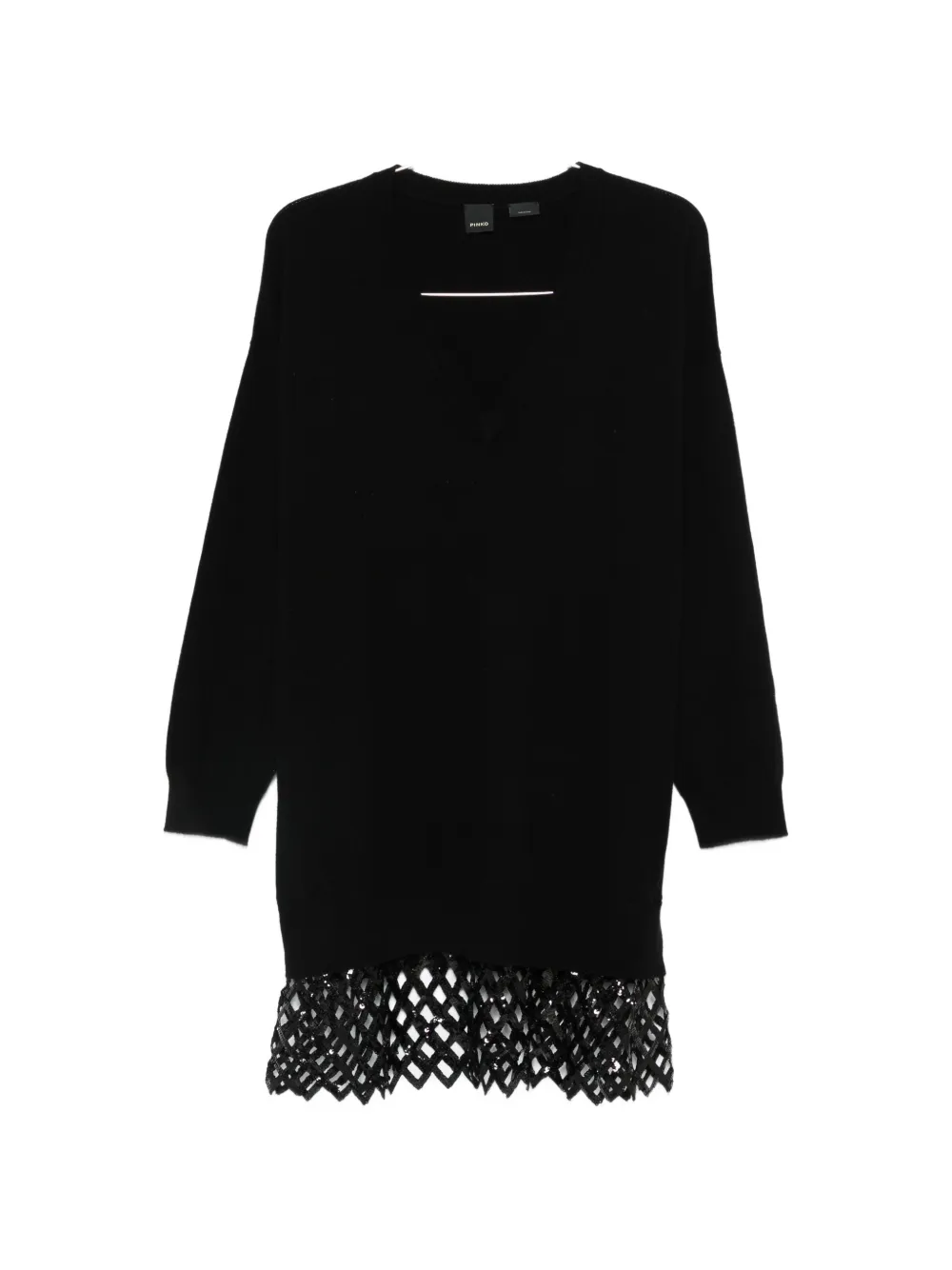 PINKO sequinned mini dress - Nero