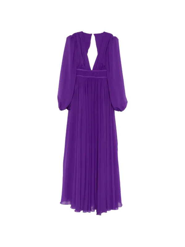 pinko pleated maxi dress PINKO Pleated Halterneck Maxi Dress | Pink
