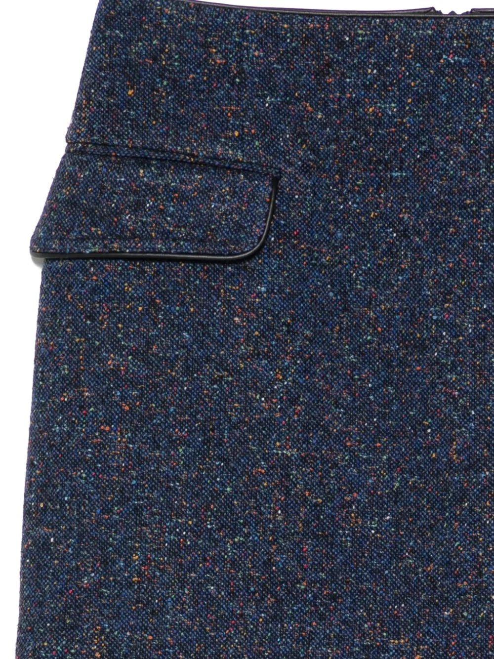 Iceberg Flap-pocket Mini Skirt In Brown