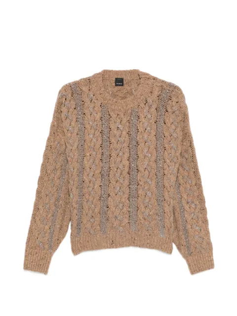 PINKO — cable-knit sweater