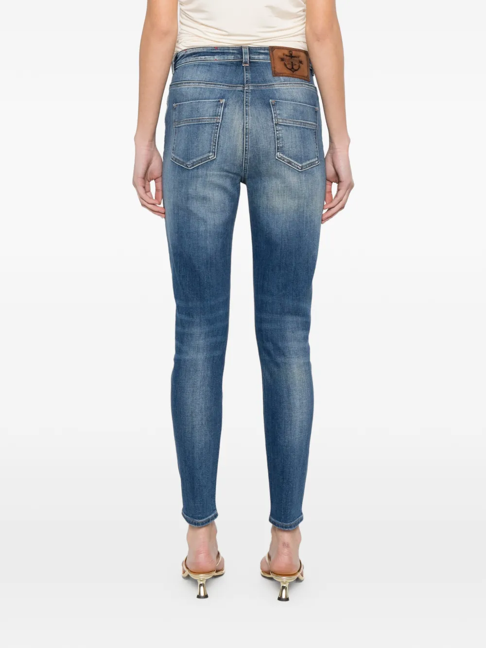 Elisabetta Franchi - Jeans met vijf zakken - dames - katoen/Elastane/Polyester/katoen