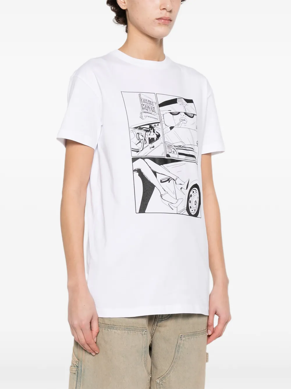  Circus Hotel Graphic-print T-shirt - White 