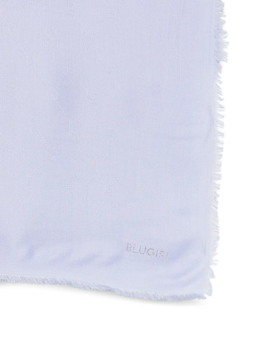 Blugirl Sjaal met logo jacquard Paars