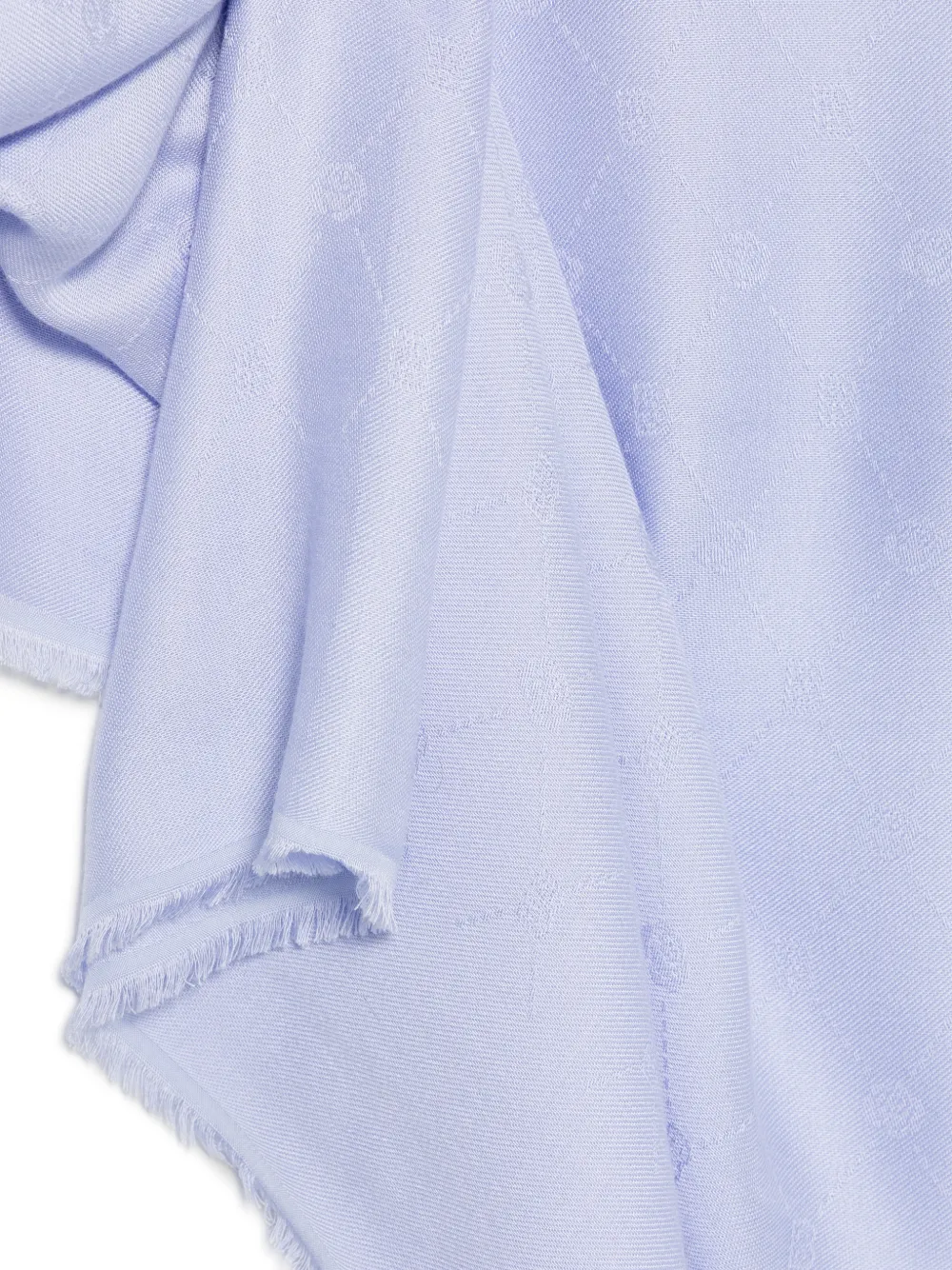 Blugirl Sjaal met logo jacquard Paars