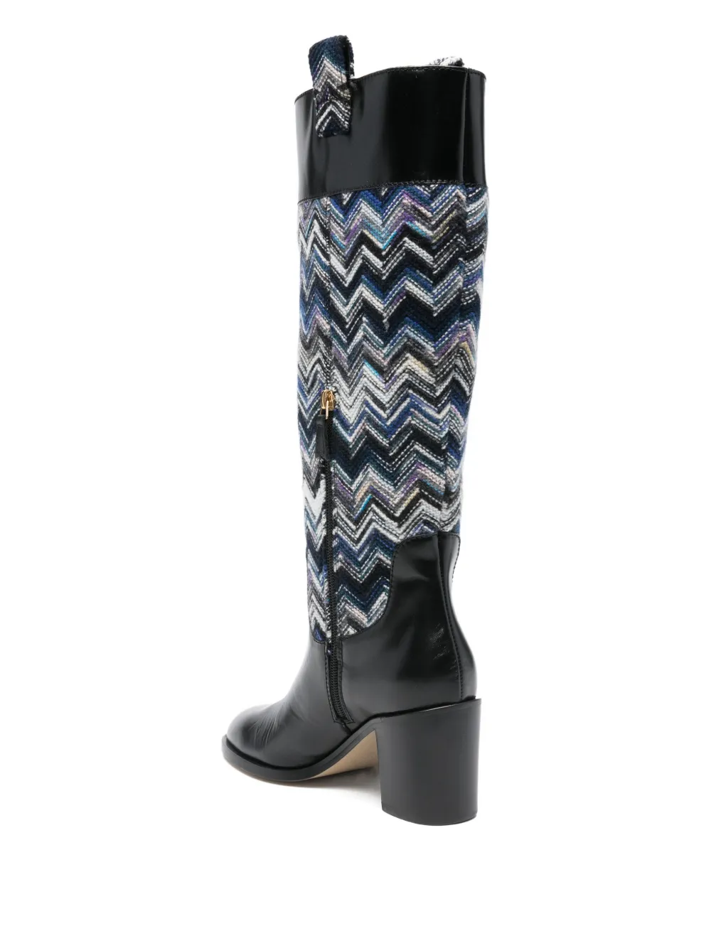 Missoni 75mm Sophie zigzag boots Zwart