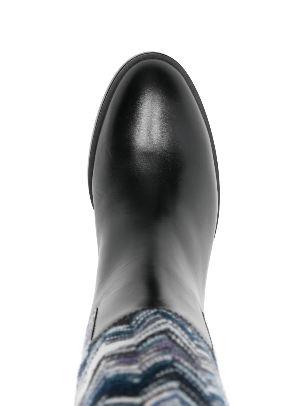Missoni 75mm Sophie zigzag boots Zwart