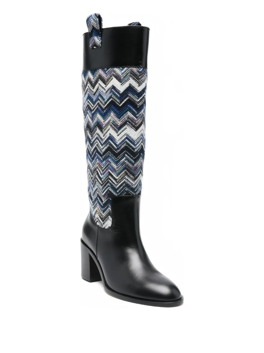 Missoni 75mm Sophie zigzag boots Zwart