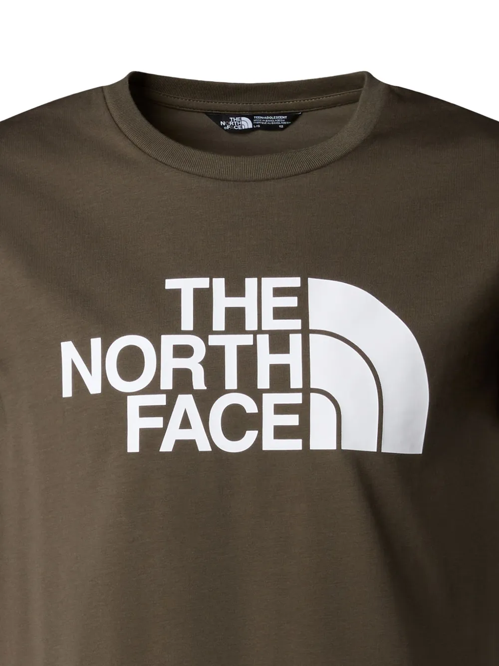 The North Face Kids T-shirt met logoprint Bruin