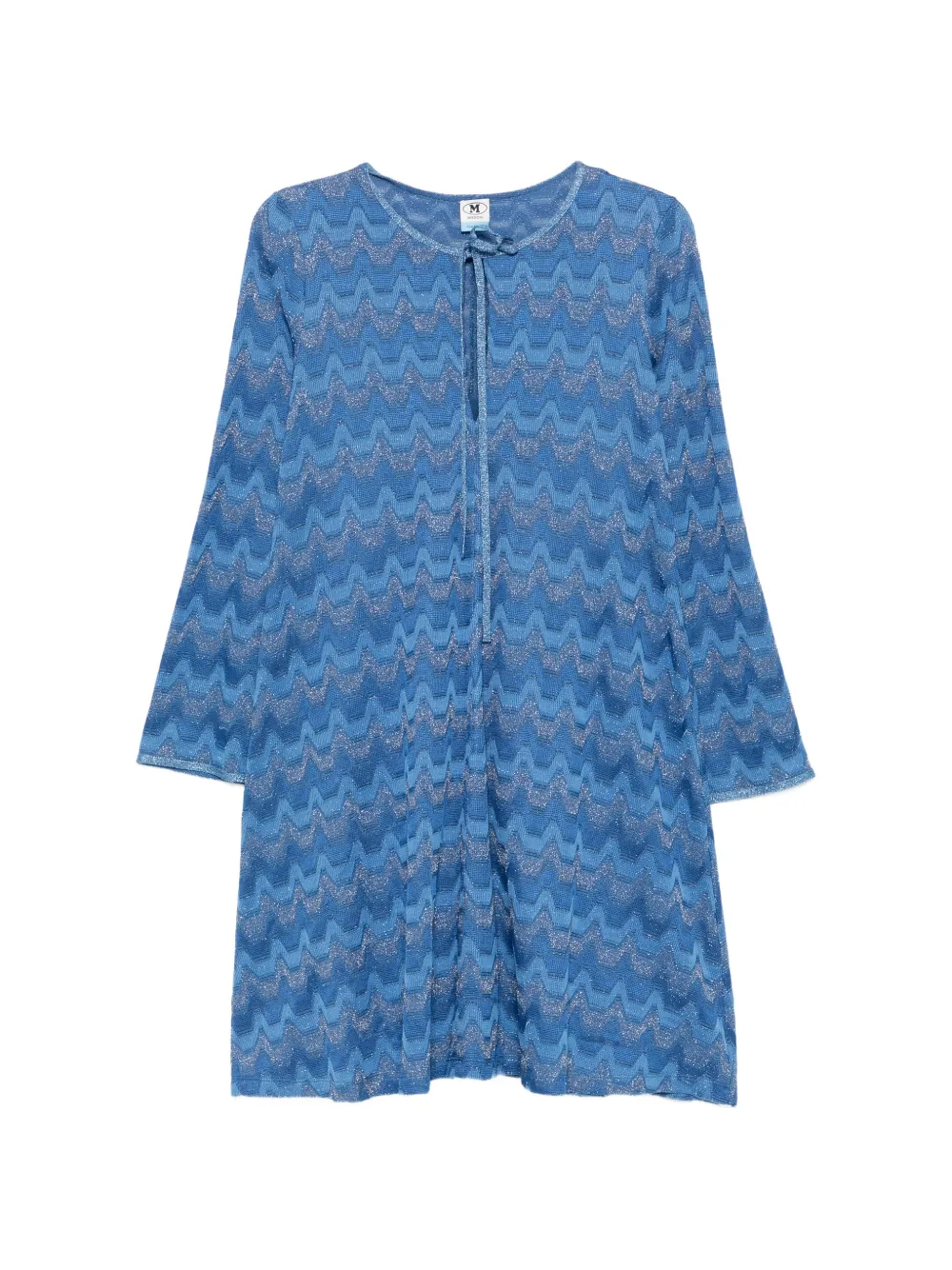 Missoni long-sleeve midi dress - Blu