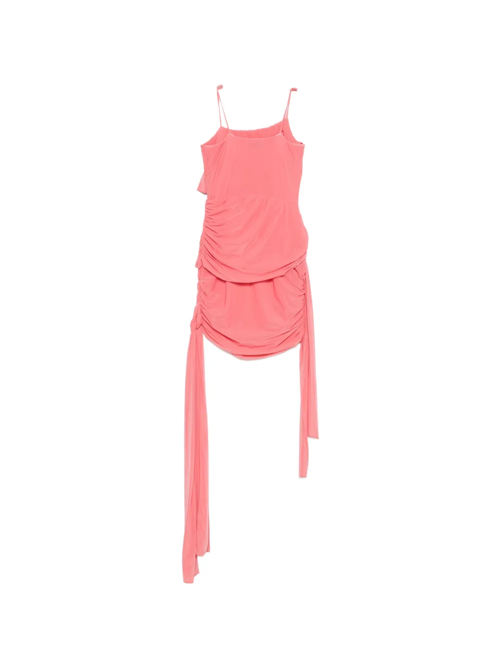 Blumarine Jurk met ruches en strik Roze