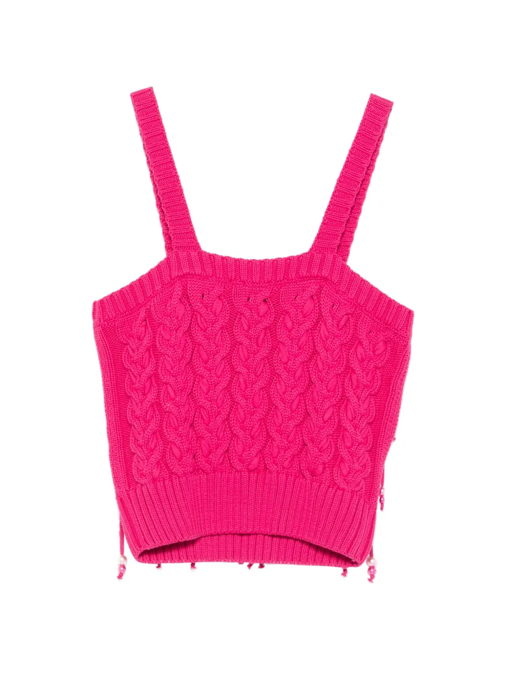 PINKO Potassio top verfraaid met kralen Roze