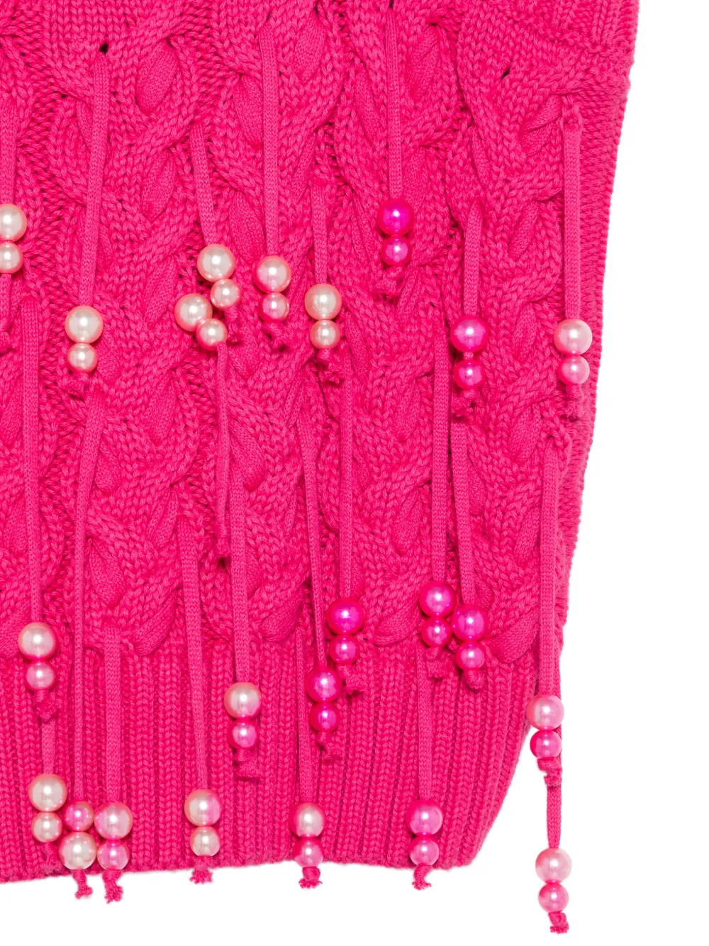 PINKO Potassio top verfraaid met kralen Roze