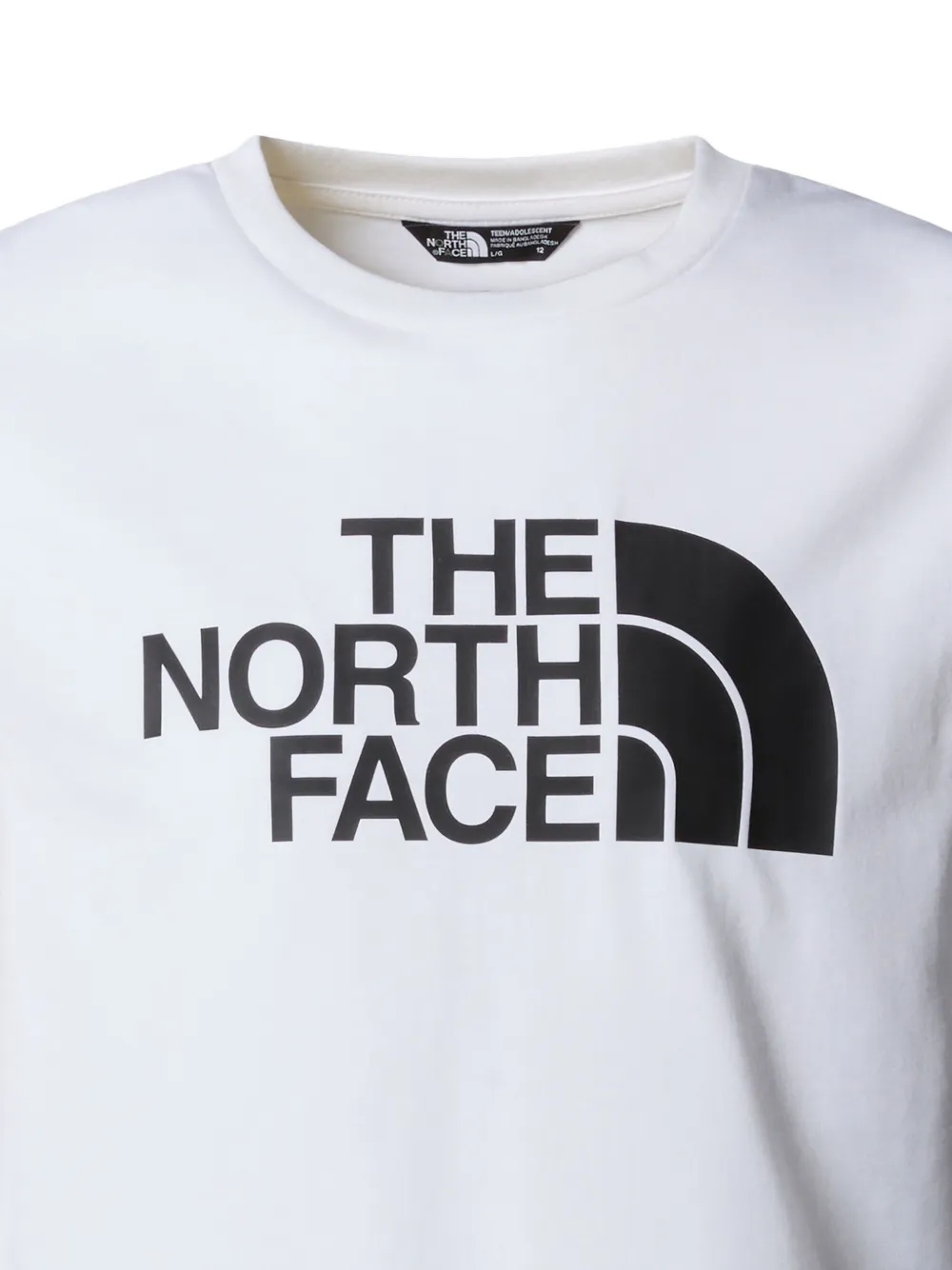The North Face Kids T-shirt met logoprint Wit