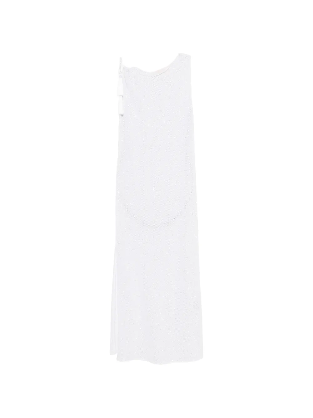 Circus Hotel tassel shift dress - Bianco