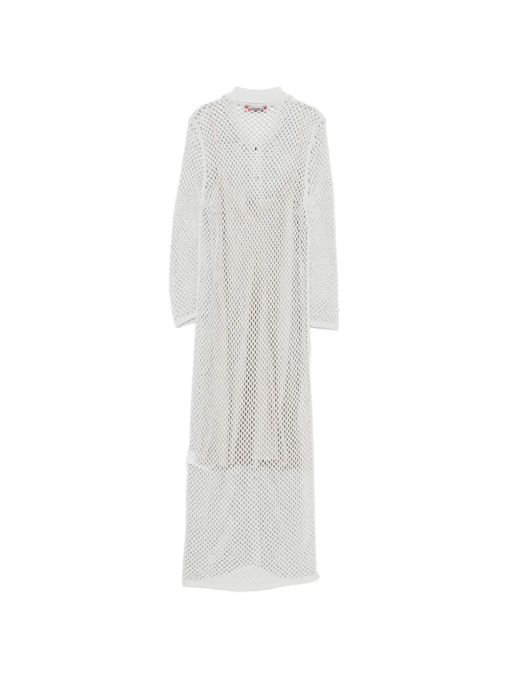 Iceberg Maxi-jurk met knopen en kraag Grijs