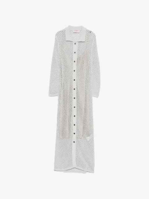 Iceberg collared buttoned maxi dress