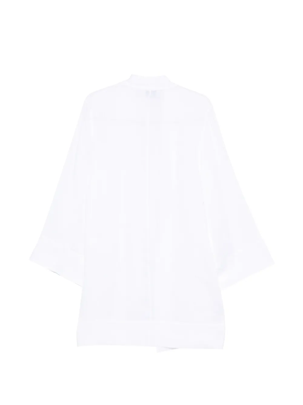  Mvp Wardrobe Linen Belyted Shirt - White 