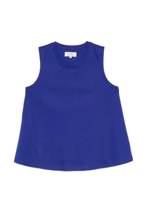 PSOPHIA sleeveless crew-neck cotton tank top