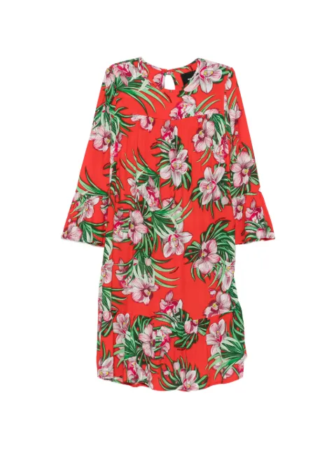 Marco Bologna vestido corto con estampado floral y volantes