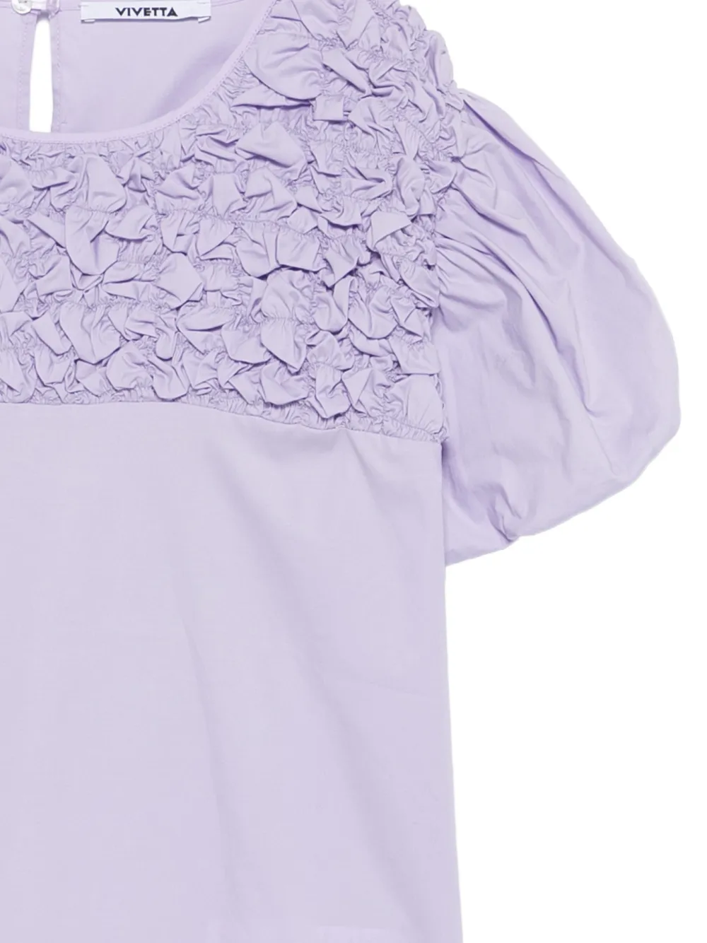  Vivetta Ruffled Blouse - Purple 