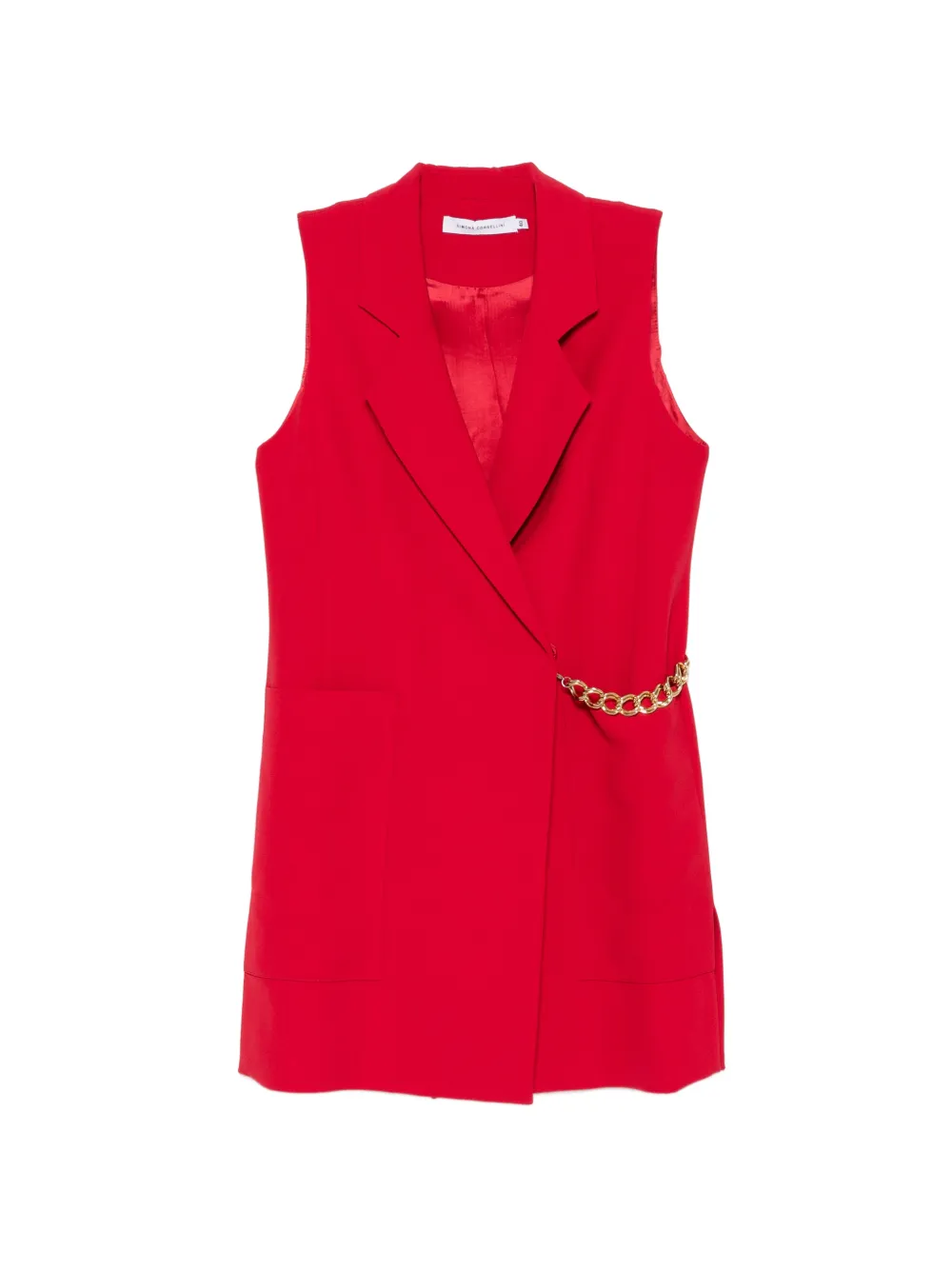 SIMONA CORSELLINI chain-link mini dress