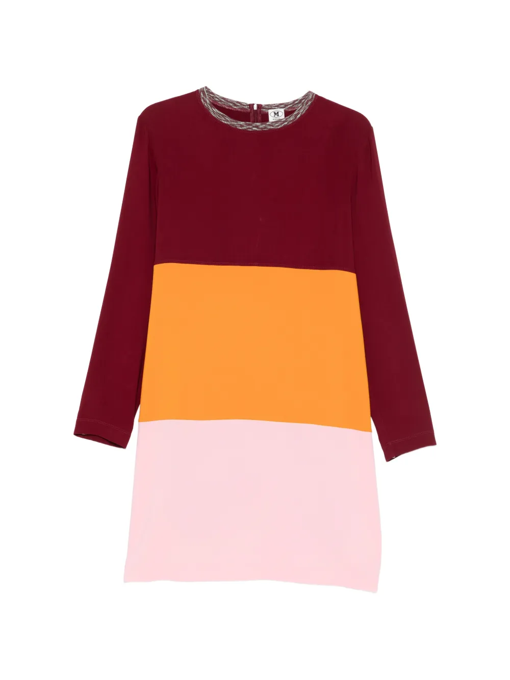 Missoni Abito con design color-block - Rosso
