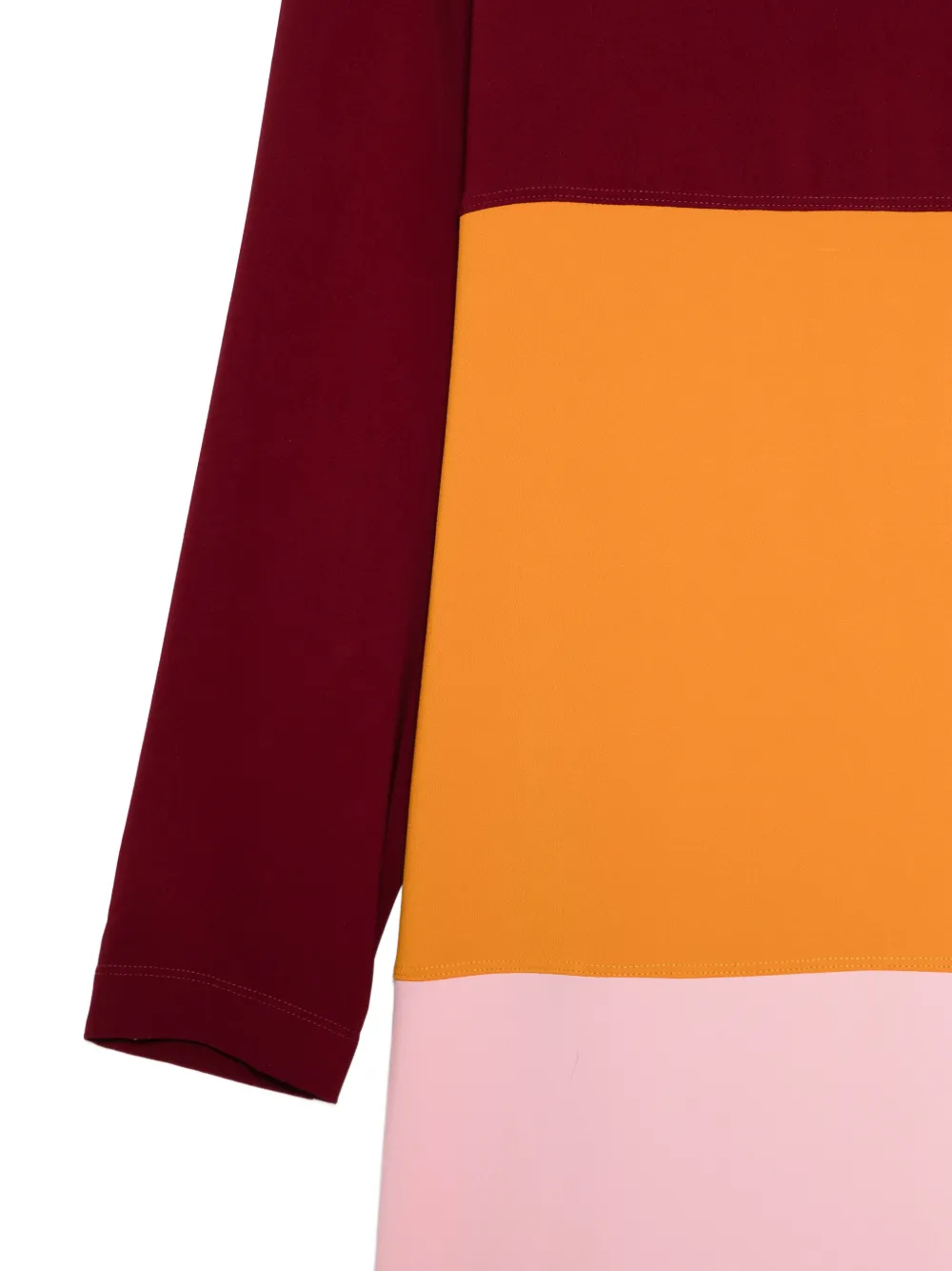 Missoni Jurk verfraaid met colourblocking Rood
