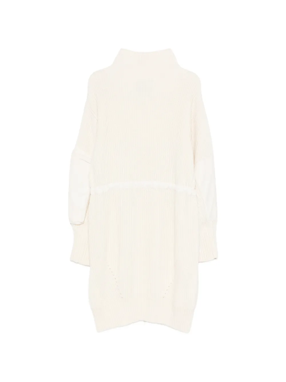 Iceberg Midi-jurk met col en strik Beige