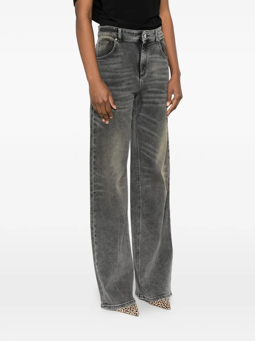  Blumarine Vaqueros Boyfriend - Gris 