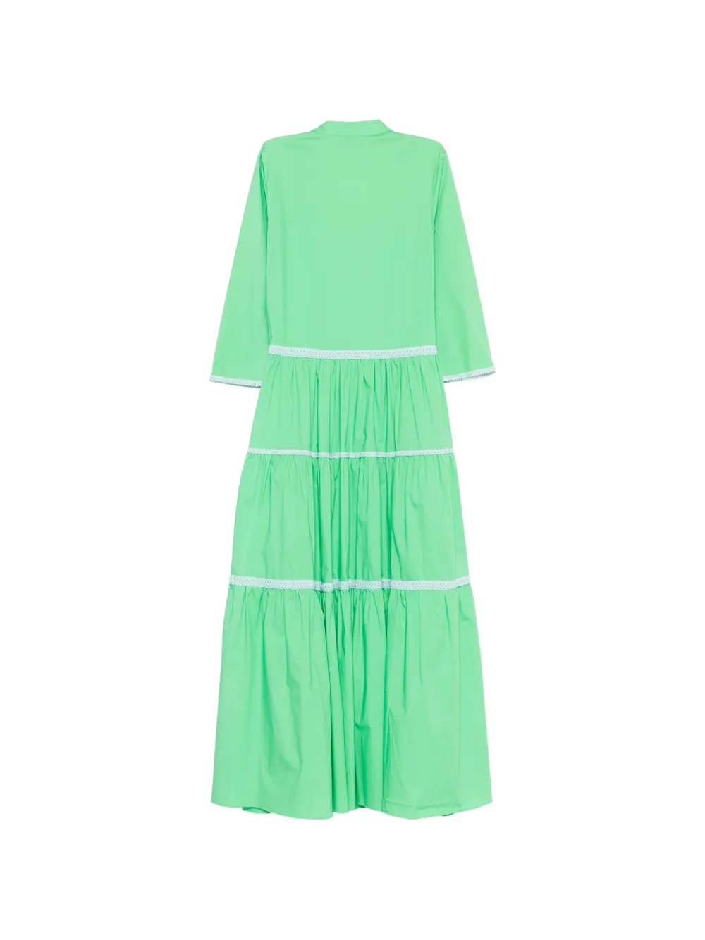 Vivetta Maxi-jurk met gehaakte afwerking Groen