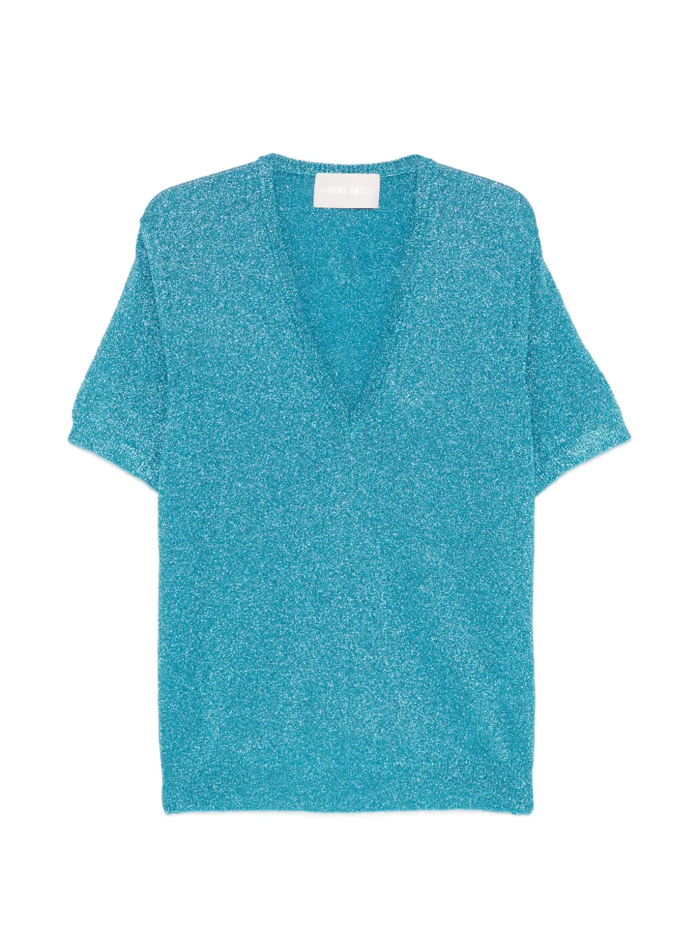 Circus Hotel V-neck T-shirt - Blu