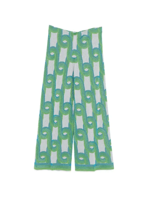 Circus Hotel geometric-pattern trousers