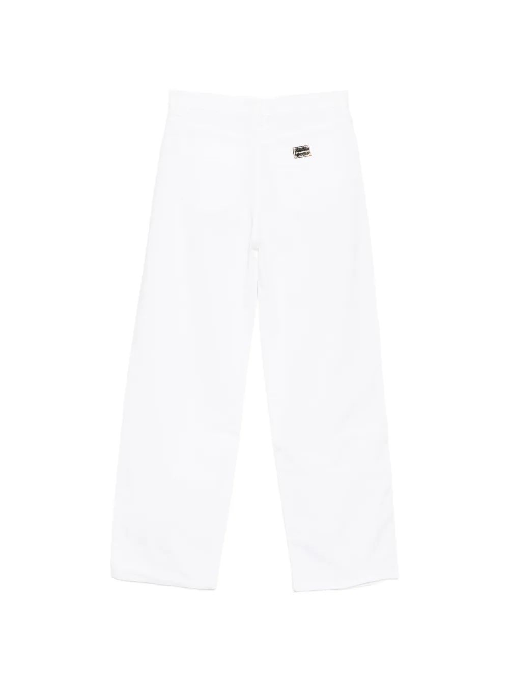 SIMONA CORSELLINI Jeans met wijde pijpen Wit