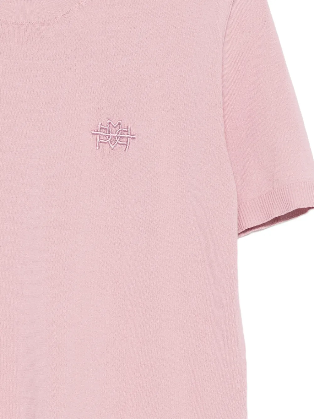 mvp wardrobe T-shirt met borduurwerk Roze