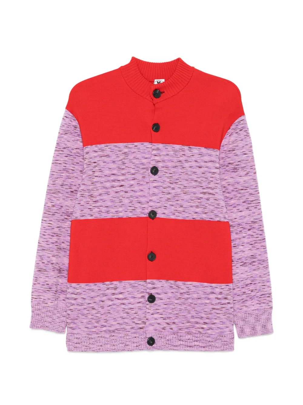 Missoni button colour-block coat - Viola