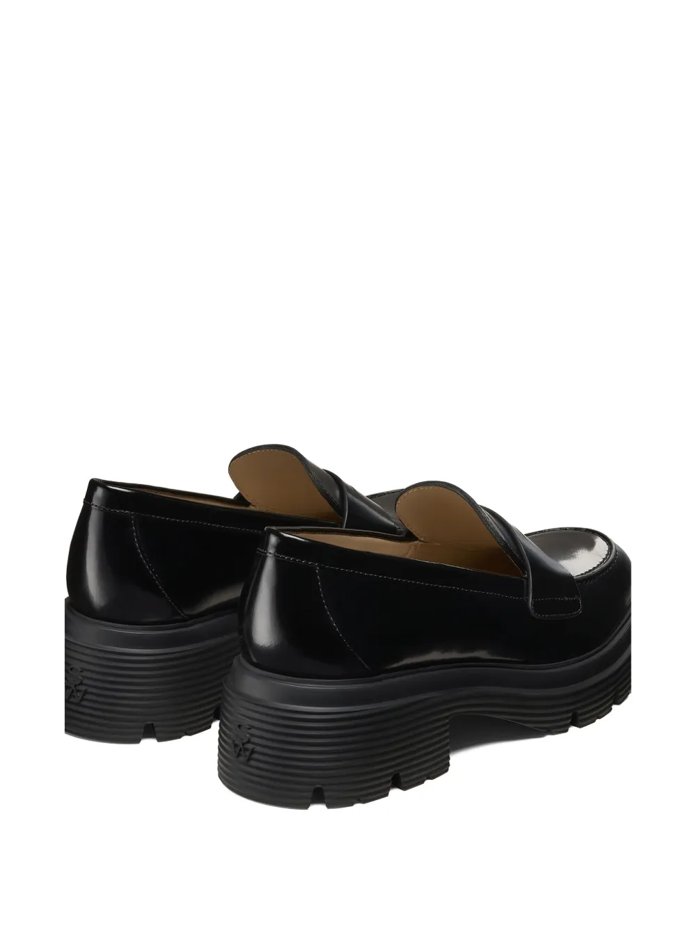 Stuart Weitzman Hudson Lite Penny-slot Loafer In Black