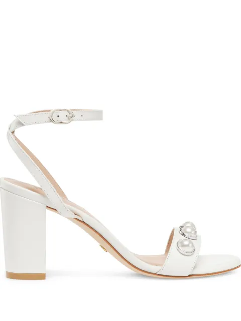 Stuart Weitzman 80mm Nearlybare Portia heeled sandals