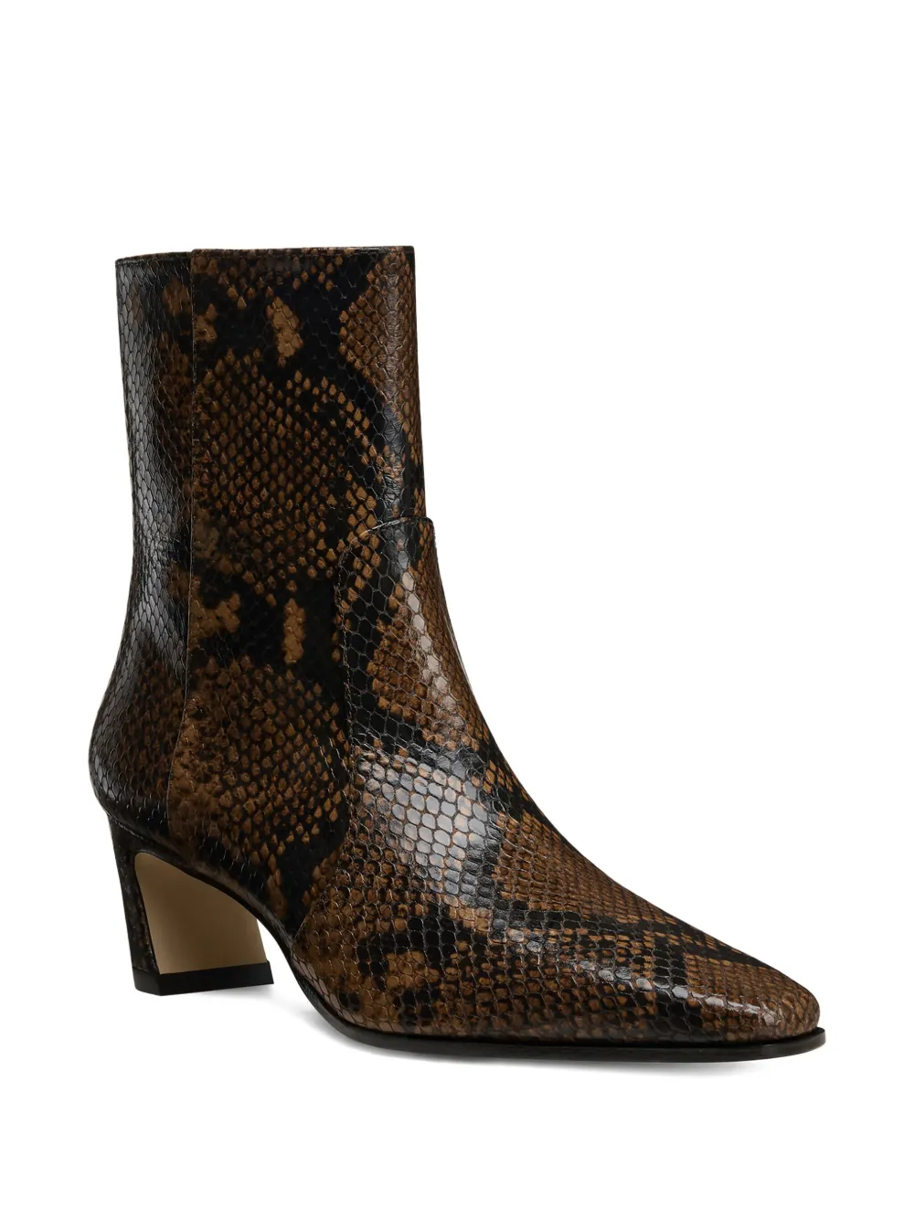Stuart Weitzman 50mm Stassi snakeskin-effect boots | Ankle Boots | Image 2