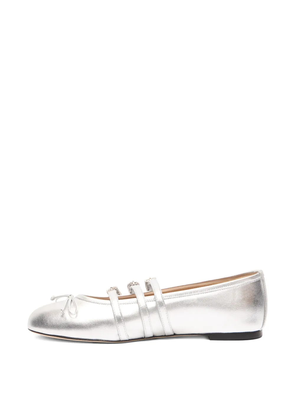 Stuart Weitzman Celeste ballerina's Zilver