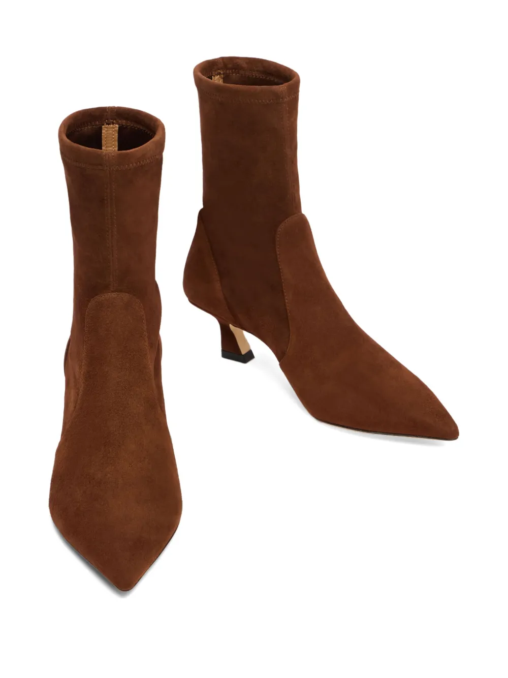 Stuart Weitzman 50mm Vinnie Boots In Brown