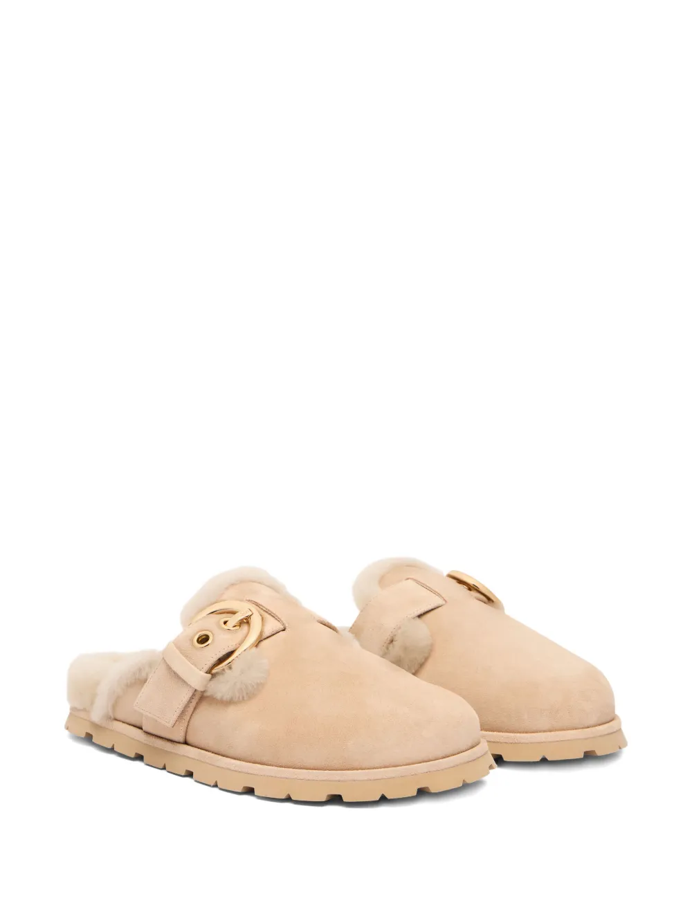 Stuart Weitzman Chrystie shearling mule | Flat Sandals | Image 2