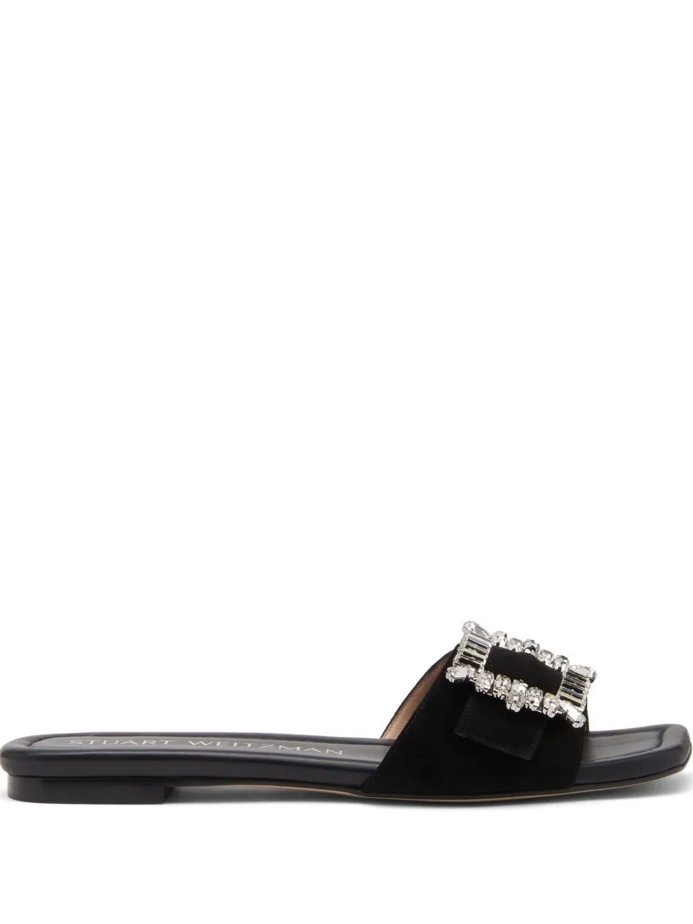 Stuart Weitzman Shine crystal-embellished sandals | Black | Image 1