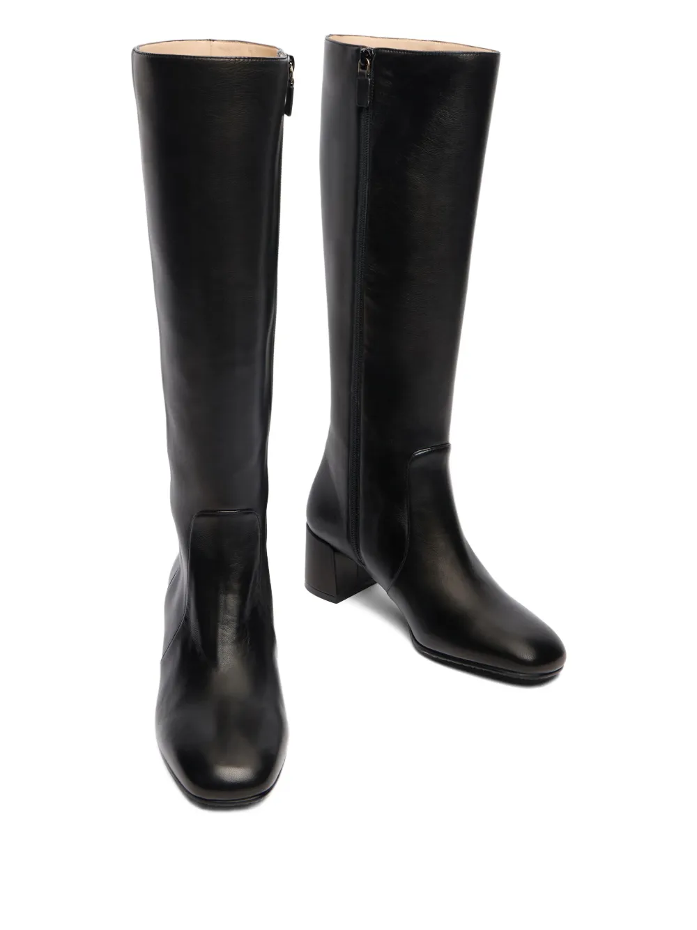 Stuart Weitzman 50mm Maeve Zip Boot In Black