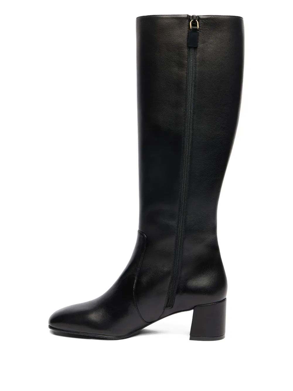 Stuart Weitzman 50mm Maeve Zip Boot In Black