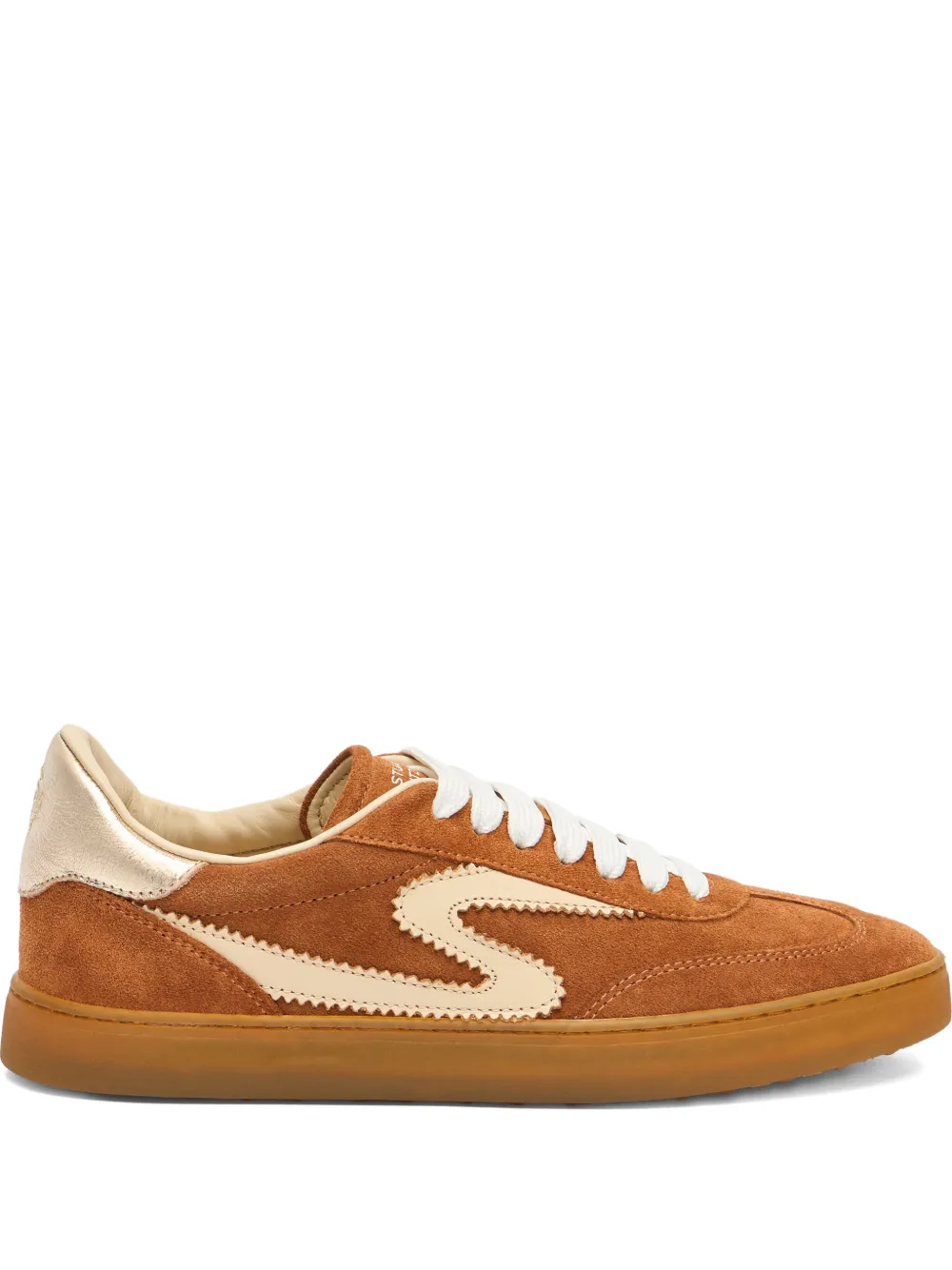 Stuart Weitzman S-shaped motif sneakers | Brown | Image 1