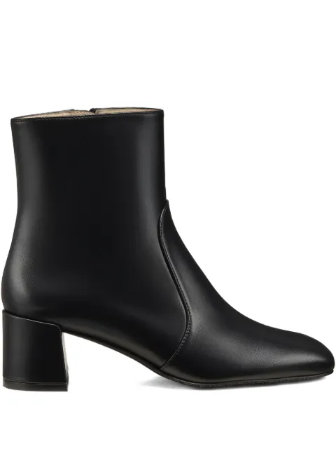 Stuart Weitzman 70mm maeve zip square-toe ankle-boots
