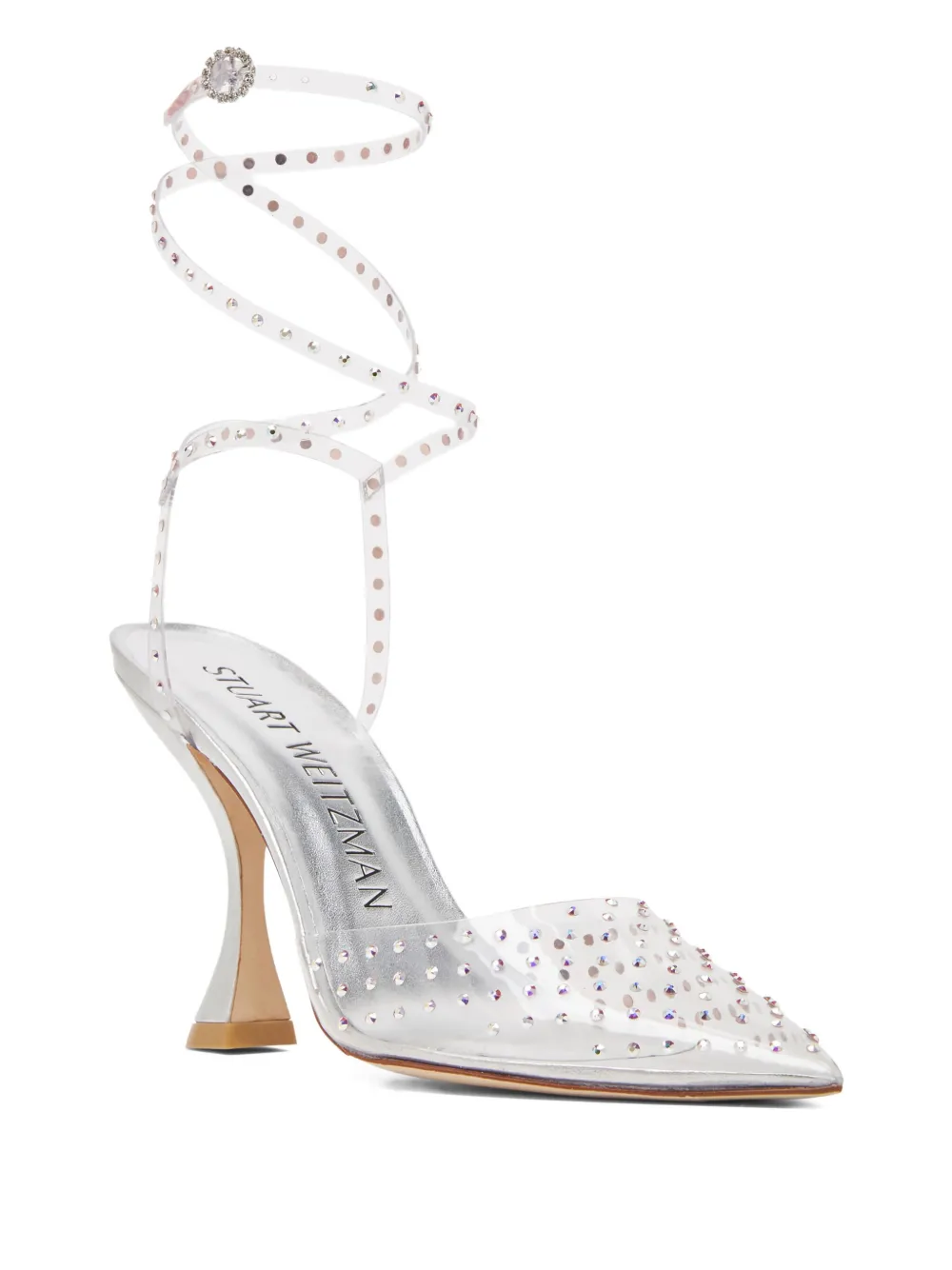 Stuart Weitzman 100mm Glam Xcurve embellished pumps | Heeled Pumps | Image 2