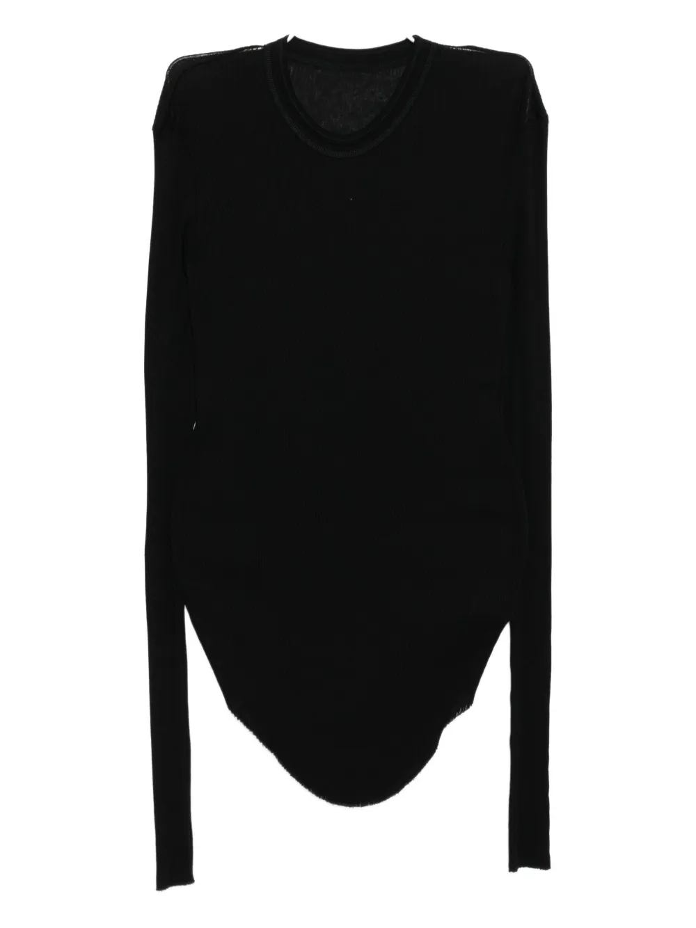 Julius long-sleeved skinny top | Black | Image 1