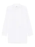 Yohji Yamamoto buttoned-up long-sleeved shirt - White
